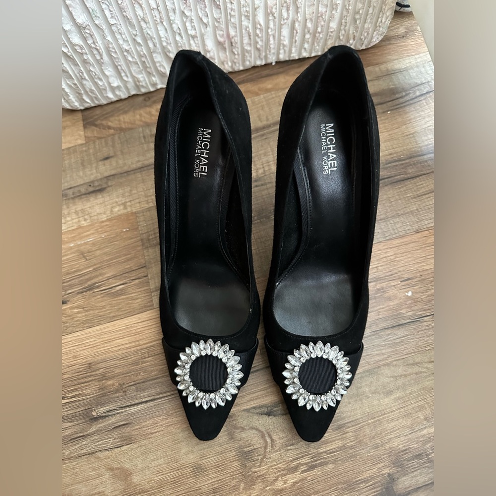 Michael Kors Black Embellished Heel